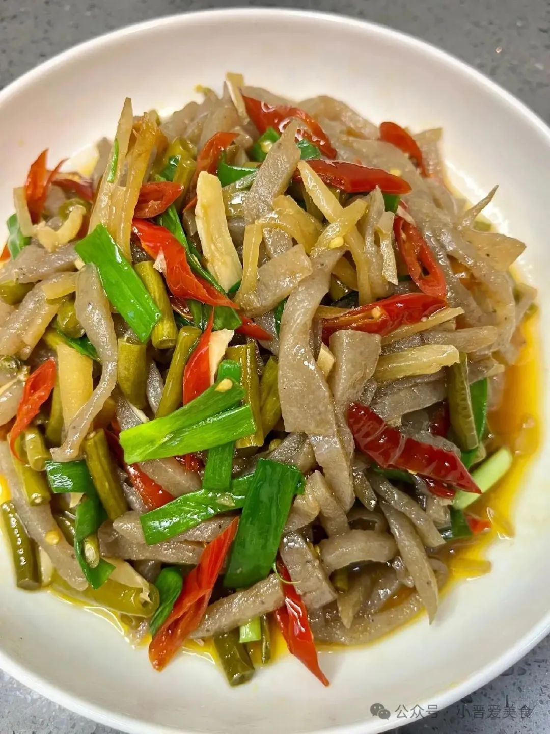 泡椒魔芋丝的做法