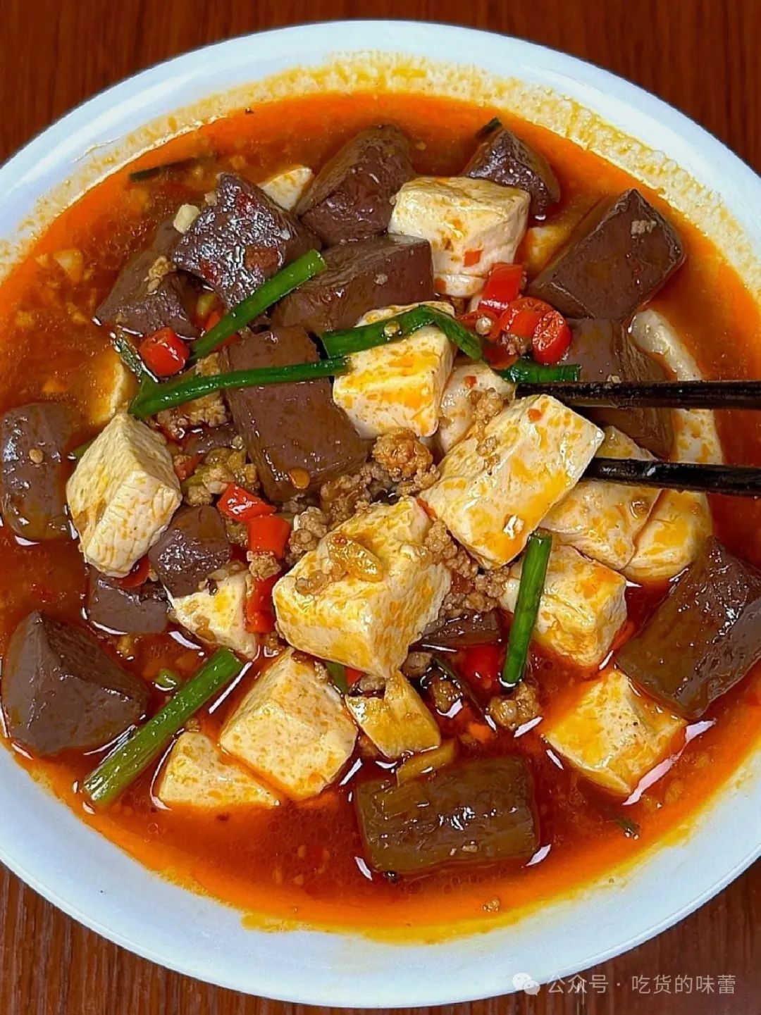 肉末猪血豆腐的做法