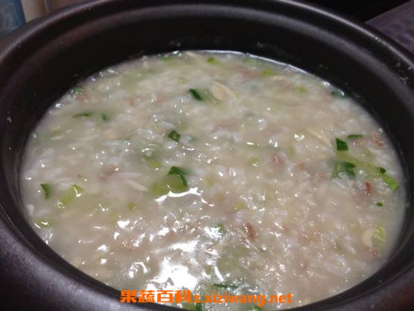 香菇白菜肉沫粥的营养价值