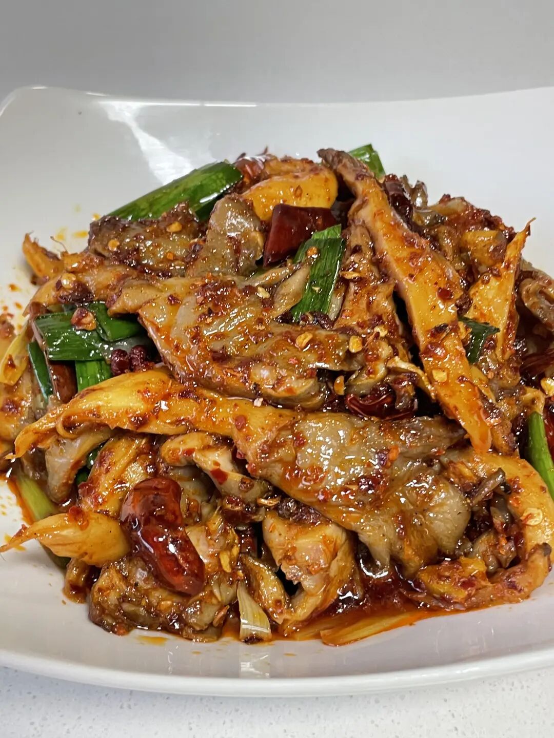 香辣平菇的做法