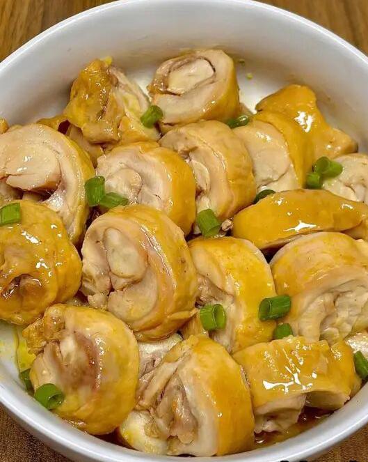 蒸鸡腿卷的做法