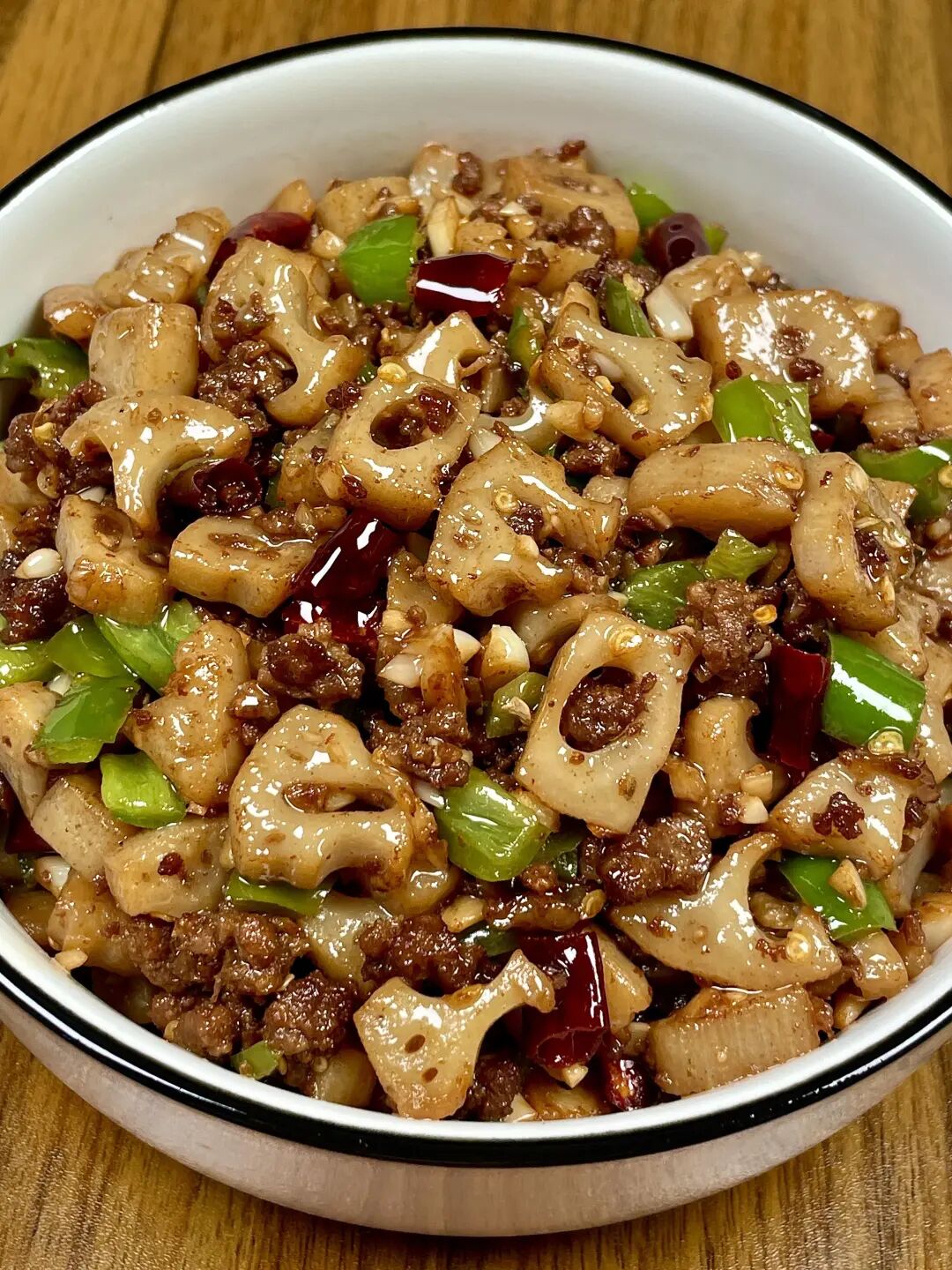 肉末藕丁的家常做法