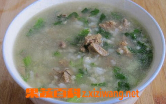 鸡肝粥做法和功效