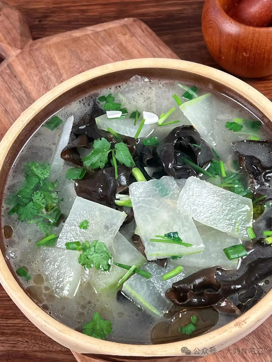 木耳冬瓜汤的做法
