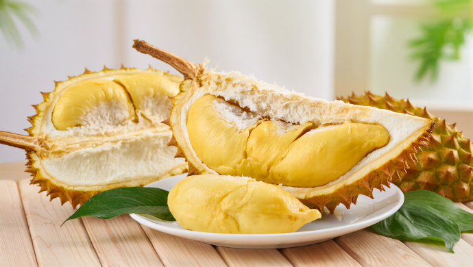 金枕榴莲食物摄影图片
