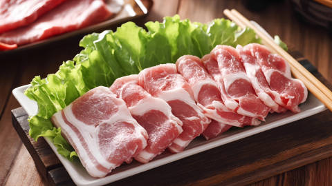 烤肉食材五花肉高清图片下载