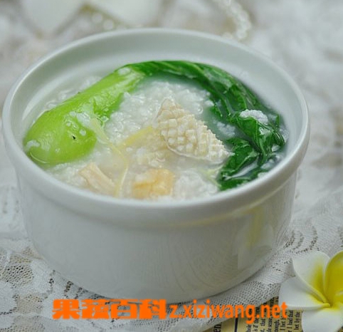 干贝鲜鱿粥的材料和做法步骤