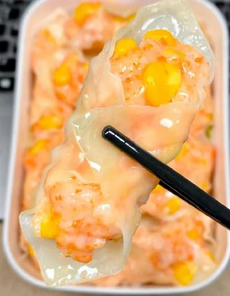 玉米粒虾饺的做法