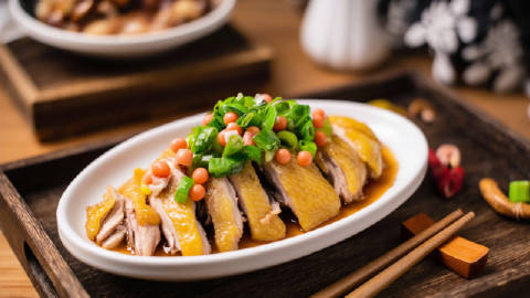 豉油鸡静物摄影图片