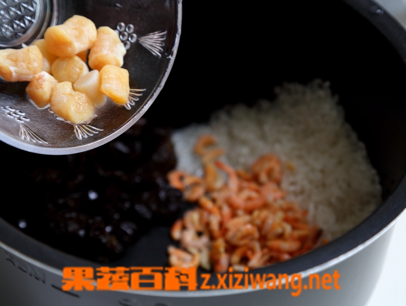 干贝海鲜粥的材料和做法步骤