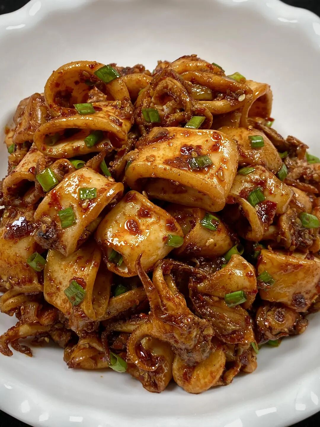 香辣孜然鱿鱼的做法