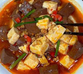 肉末猪血豆腐的做法