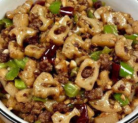 肉沫藕丁的做法