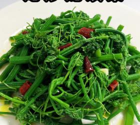 炝炒龙须菜的做法