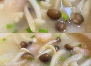 菌菇虾仁冬瓜汤的做法