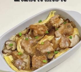 香菇腐竹蒸排骨的做法
