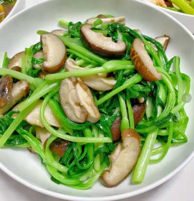 青菜香菇的家常做法