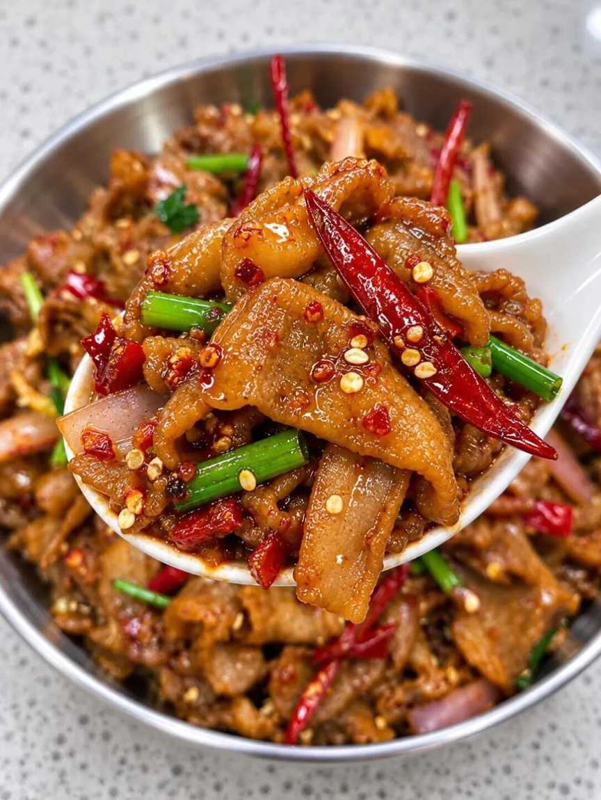 香辣爆炒肥牛的做法