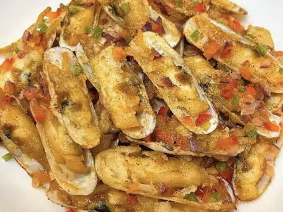 椒盐蛏子的做法