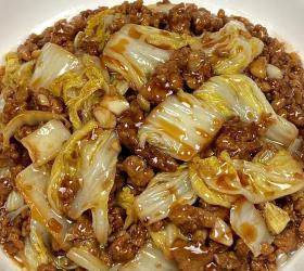 肉沫娃娃菜的做法
