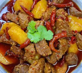 红烧土豆牛肉的家常做法