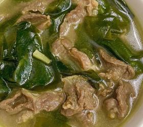 裙带菜牛肉鲜汤的做法