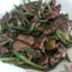 酱炒青椒牛肉的做法