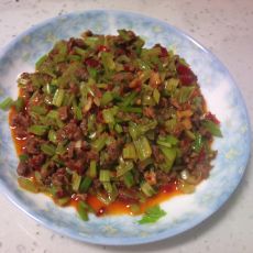 芹菜炒肉末的做法 芹菜炒肉末的做法