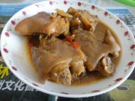 腐乳烧猪蹄的做法