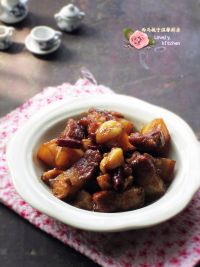 大蒜子烧肉的做法