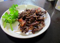 香辣牛肉串的做法