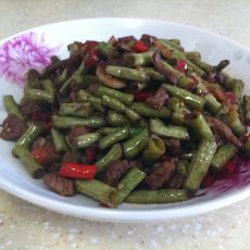 酸豆角炒牛肉粒的做法 酸豆角炒牛肉粒的做法