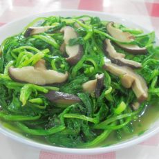 香菇青菜的做法