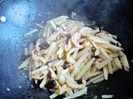 山药炒肉丝的做法