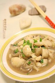 蘑菇炒肉丝的做法