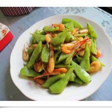 鲜虾扁豆的做法