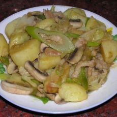 土豆蘑菇的做法