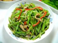 芸豆炒肉丝的做法