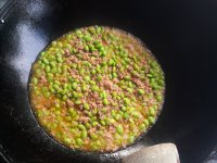 青豆碎肉的做法
