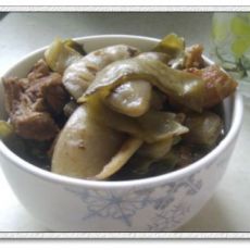 扁豆烧肉的做法