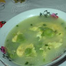 嫩豆瓣蛋花汤的做法