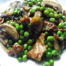 青豆蘑菇肉片的做法 青豆蘑菇肉片的做法