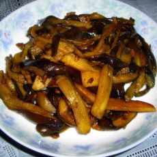 肉丁茄条的做法 肉丁茄条的做法