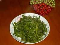 素炒扁豆丝的做法