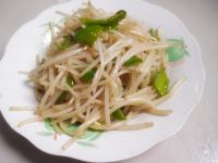 简易炒豆芽的做法