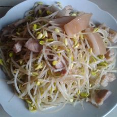 肉片豆芽的做法 肉片豆芽的做法