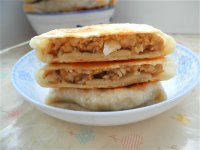 藕丁肉饼的做法