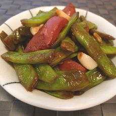 番茄焖扁豆的做法