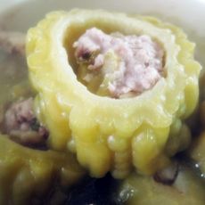 肉末酿苦瓜的做法 肉末酿苦瓜的做法