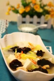 豆腐木耳汤的做法